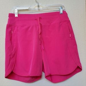 Willit Vibrant Pink Athletic Shorts.  Size Medium